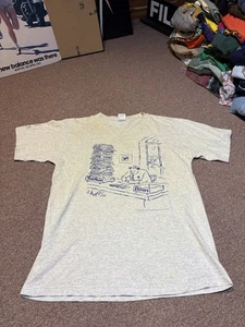 Camiseta de Colección Años 90 American Mathematic Society Theories Vs Proofs Arte (Manchas - Imagen 1 de 13