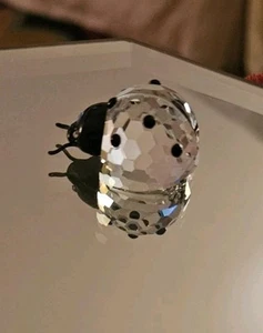 Swarovski Crystal Ladybug Figure From 1995 Retired - Picture 1 of 5