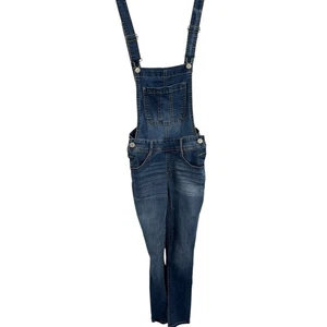 Wallflower Damen Denim Latzhose XS blau dünnes Bein verstellbare Träger - Bild 1 von 8