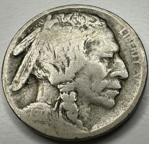 1914-D BUFFALO NICKEL I3 - Picture 1 of 6