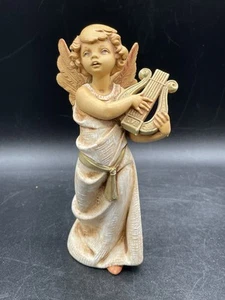 Vintage Fontanini Depose Italy Angel with Lyre Harp #364 - Picture 1 of 8