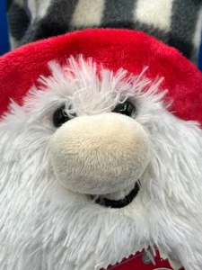 NEW/NWT Holiday Time Happy Plush Gnome with Striped Hat 9" Stuffed Toy Christmas - Picture 1 of 9