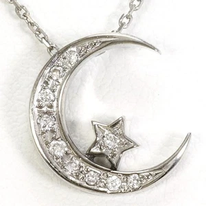 Jewelry VENDOME 18K White gold Necklace Diamond About40cm Free shipping Used - Picture 1 of 6