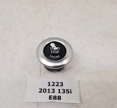 ✅ 08-13 Genuine OEM BMW E82 E88 128i 135i Engine Start Stop Button Switch Black* - Image 1 of 4