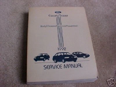 Ford Escort/Tracer 1992 manual de servicio Foto 1 de 1