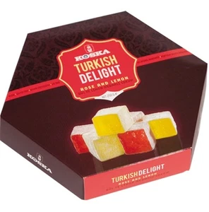 TRADITIONELLE ROSE-LEMON TURKISH DELIGHT, 250 g - KOSKA - Bild 1 von 2