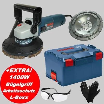 BETONSCHLEIFER SANIERUNGSFRÄSE  WINKELSCHLEIFER SET 1400W/125 mit Bügel L-Boxx  - Bild 1 von 4