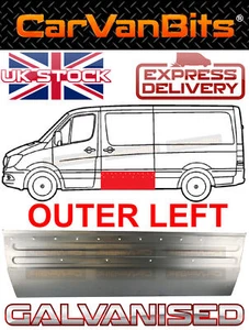 PANEL ÓXIDO DE REPARACIÓN DE PUERTA CORREDERA LATERAL PARA MERCEDES SPRINTER VW CRAFTER 06-18 - Imagen 1 de 5