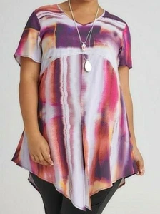 TS TAKING SHAPE plus size XXS / 12 Horizon Tunic empire waist top NWT rrp$160! - Picture 1 of 2