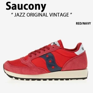 Zapatos deportivos vintage originales Saucony Jazz talla 8 para hombre S70321-7 rojo azul marino - Imagen 1 de 12