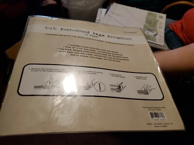 LOTE DE 1 protectores de recarga de álbum de recortes encuadernados con carga superior Colorbok 12x12 Foto 1 de 2