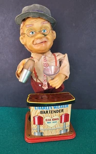 Vintage 1960s Charley Weaver Bartender, Mechanical, Battery Operated, Works Good - Picture 1 of 12