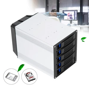 HDD Enclosure Hot Swap Cage 5-Bay 3 x 5.25" Drive Bays 5x SATA 3.5"/2.5"Sas HDD - Afbeelding 1 van 21