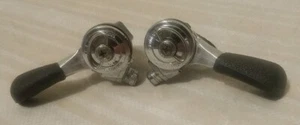 Paar Vintage Shimano Unishift Control Ratschen Daumenschalthebel Modell SL-AT50 - Bild 1 von 7