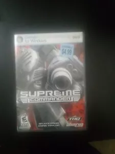 Supreme Commander (PC, 2007) With Booklet vintage game - Picture 1 of 2