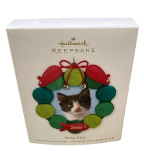 Hallmark Keepsake 2010 Forever Friend Handcrafted Ornaments Of A Kitty - Picture 1 of 3