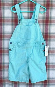 OshKosh Genuine Kids Size 4T Romper shorts Ocean Green - Picture 1 of 2