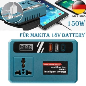 Für Makita LXT BL18 18V Akku 150w DC18V zum Wechselstrom 220V Wechselrichter - Bild 1 von 11