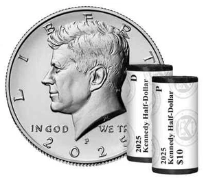 2025 P&D Kennedy Half Dollar 2 Coin Set Uncirculated US Mint *In Hand* - Picture 1 of 3