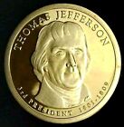 2007 S $1 US Presidential Dollar Coin 3 Thomas Jefferson GDC Proof 22lrr0726-1
