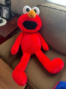 ELMO Plush Stuffed Sesame Street LIFE SIZE 3 feet /36 inches Playskool 1995 tags - Picture 1 of 5