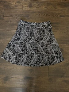 NY And Company Floral Lace Pattern Skirt Fit And Flare Skirt Size 0 - Picture 1 of 4