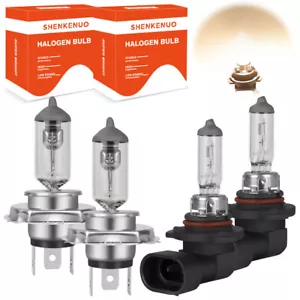 For Subaru Forester 1998-2002 3400K Halogen Headlight High/Low+Fog Light Bulb BP - Picture 1 of 13