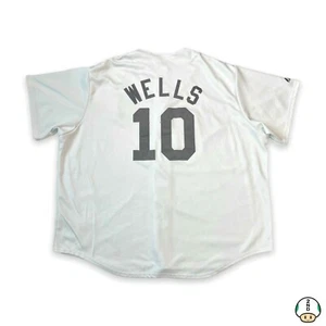 Camiseta de béisbol de colección Majestic Vernon Wells Toronto Blue Jays para hombre 2XL blanca MLB - Imagen 1 de 9
