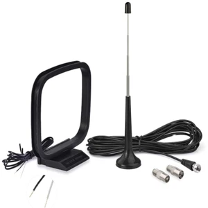 UKW-Antenne mit Magnetfuß & AM-Loop – Radio Empfänger - Bild 1 von 1