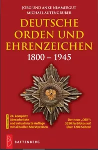 Nimmergut Autengruber Deutsche Orden und Ehrenzeichen 1800 – 1945 OEK Neuauflage - Bild 1 von 6