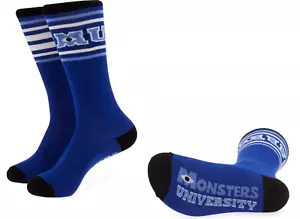 Neu mit Etikett! Disney Parks MONSTERS UNIVERSITY INC. MU Socken Erwachsene Einheitsgröße - Bild 1 von 13
