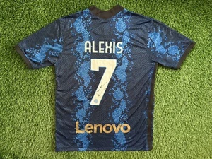 GENUINE ALEXIS SANCHEZ SIGNED INTER MILAN 21/22 SHIRT, EXACT PROOF SHOWN (B) - Picture 1 of 2