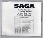 Saga Promo-CD THE NINETIES © 1989 Arena Rock 4-track Bonaire # 662 827