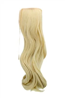 Haarteil ZOPF Hell-Blond wellig 45cm YZF-TC18-613 Band Klammer Haarverlängerung - Bild 1 von 2