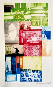 Robert Rauschenberg Lithograph Certified Numbered Stamp (James Rosenquist) - Picture 1 of 9