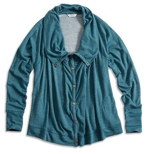 Lucky Brand Drapey Snap Front. Size M. - Picture 1 of 9