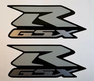 2 x Suzuki GSX-R 600 750 1000 1300 • Aufkleber • Sticker • Grau Mittelgrau • s12 - Bild 1 von 1