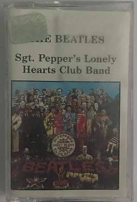 THE BEATLES, SGT. PEPPER'S LONELY HEARTS CLUB BAND 1991 MEXICAN TAPE GLUE MARK - Image 1 of 4