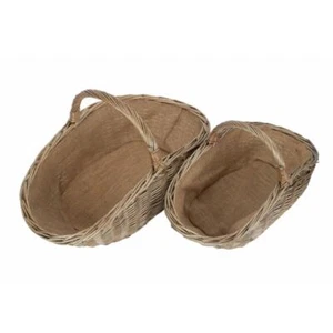 Antique Wash Harvesting Trug Baskets - Picture 1 of 21