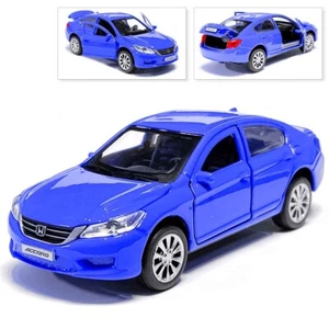 Honda Accord Metal Model Diecast Car Scale, Collectible Toy Cars, Blue, 1/36 - Picture 1 of 6