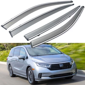 4Pcs Window Vent Visor Deflector Shade Rain Guards for 2018-2024 Honda Odyssey - Picture 1 of 8