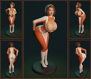 Cate Archer NOLF 12K Solid Resin 3D Printed Model | 32mm - 30cm | NSFW