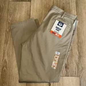 NEW Dockers Workday Khaki Slim Fit Pants Flex Comfort Stretch Waistband Beige 42 - Picture 1 of 10