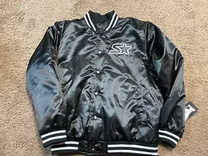 Starter Satin Button Up Varsity Men's Size XL Jacket - Picture 1 of 5