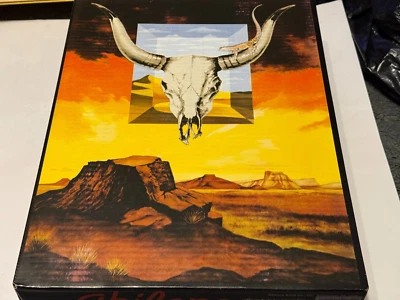 Abilene Mujer - Talla 7M - Botas Vaqueras Negras Vintage Estilo 9050 Nuevas en Caja Foto 1 de 3