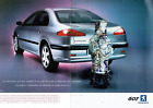 Publicité Advertising 0923  2001  Peugeot 607   Munie Détécteur Obstacles  2P