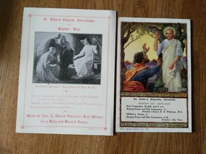 2 Vintage Easter Service St Johns Church Felixstowe & Ipswich Home Word Series - Picture 1 of 1