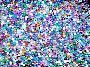 Cuentas 3mm Mezcla Redonda AB 25g Plástico Hágalo Usted Mismo Joyería Espaciadores Rellenos - Imagen 1 de 2