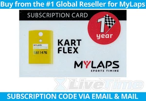 MyLaps Flex Subscription Renewal Card (1-year) for Kart - Picture 1 of 2