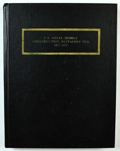 US Naval Mobile Construction Battalion 10 (NMCB-10) Deployment Cruise Book - Foto 1 di 12
